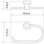 Полотенцедержатель WASSERKRAFT DONAU K-9460 хром 19,4см