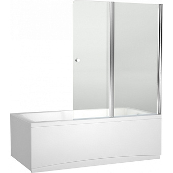 Стеклянная шторка на ванну AQUANET Alfa 196049 140х122см