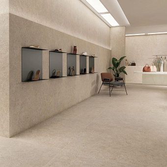 Матовый керамогранит Atlas Concord Италия Boost Stone A6Q3 Ivory 60х120см 1,44кв.м.