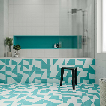 Настенная плитка WOW Duo 121892 Turques 15х15см 0,536кв.м. матовая