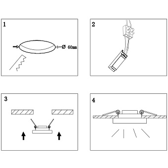 Светильник точечный встраиваемый Maytoni Planet DL035-2-L6B 11Вт LED