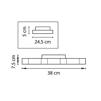 Светильник потолочный Lightstar Favo 750072 35Вт LED