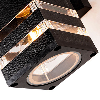 Светильник фасадный Arte Lamp HADAR A4421AL-2BK 20Вт IP44 E27 чёрный