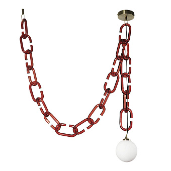 Светильник подвесной Loft It Chain 10128C Red 40Вт G9