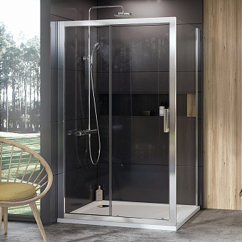 Неподвижная стенка Ravak 10° 10PS-80 блестящий 9UV40C00Z1