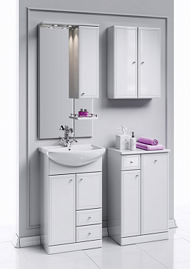 Тумба с раковиной AQWELLA Barcelona Ba.01.05/2 45х55,5х89см