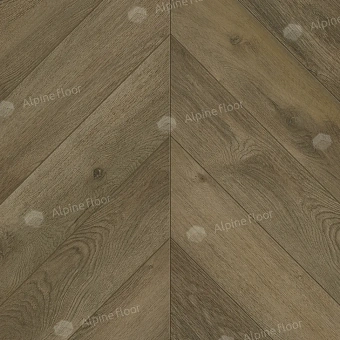 Виниловый ламинат Alpine Floor Дуб Насыщенный Chevron ECO 18-4 600х127х5мм 43 класс 1,68кв.м
