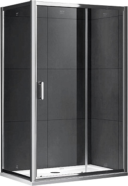 Угловое ограждение Gemy Victoria S30191A-A90 190х90см стекло прозрачное