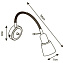 Спот Arte Lamp LETTURA A7009AP-1WG 40Вт 1 лампа E14