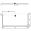 Душевой поддон IDEAL STANDARD ULTRAFLAT S K8327FS 100х200см