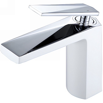 Смеситель для раковины Boheme Venturo 371-W белый/хром