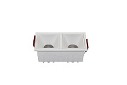 Светильник точечный встраиваемый Maytoni Alfa LED DL043-02-10W3K-SQ-W 20Вт LED