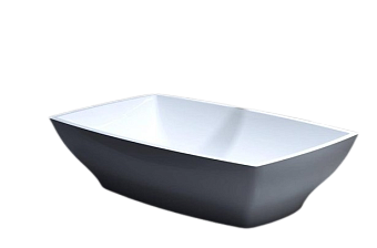 Раковина накладная SALINI GLORIA 1102204MRH S-Stone матовая 60х38см