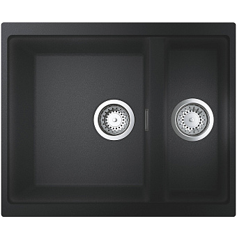 Мойка кухонная GROHE K500 31648AP0 55,5х46см чёрный гранит