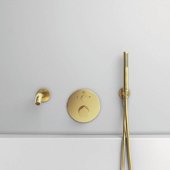 Смеситель для душа IDEAL STANDARD Ceratherm A5814A2 Brushed Gold