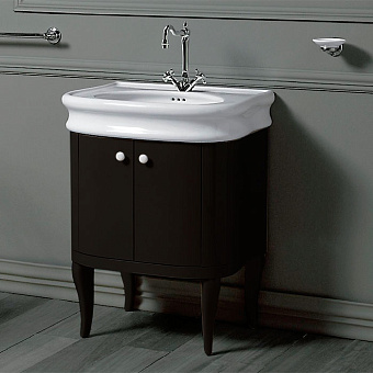 Тумба под раковину напольная SIMAS Lante LAM70 nero 47х59х75см