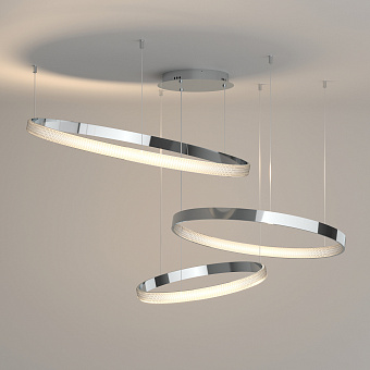 Светильник подвесной Eurosvet Posh 90275/3 хром Smart 100Вт LED