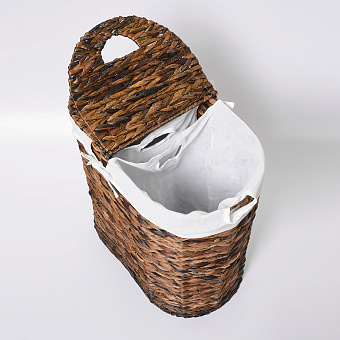 Корзина для белья WASSERKRAFT Dill WB-611-L коричневый 87,1л