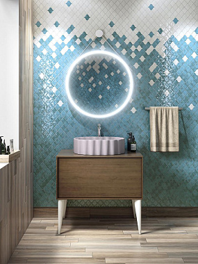 Настенная плитка KERAMA MARAZZI 65006 бирюза 26х30см 0,59кв.м. глянцевая