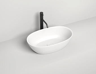Раковина накладная SALINI CALLISTA 1101206SM S-Stone матовая 56х56,5см