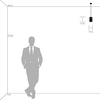Светильник подвесной Lightstar Cristallo 795412 40Вт G9