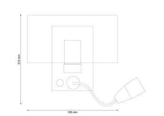 Бра Lucia Tucci NATURA W081.2 Venge 126Вт E27/LED