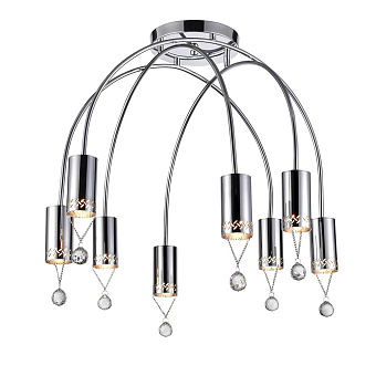 Люстра потолочная Vele Luce Pioggia VL4283L08 224Вт 8 лампочек G9