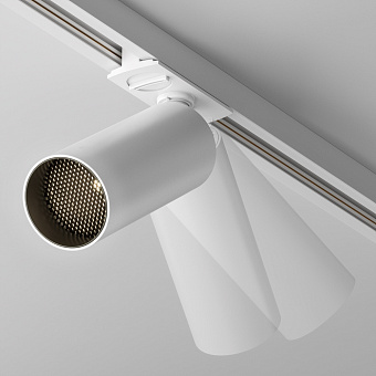 Трековый светильник Maytoni Focus LED TR021-1-12W4K-W-D-W 12Вт LED белый для однофазного трека