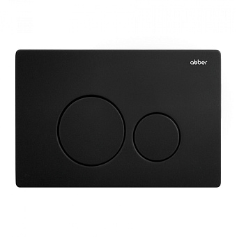 Панель смыва Abber AC0121MB чёрный матовый