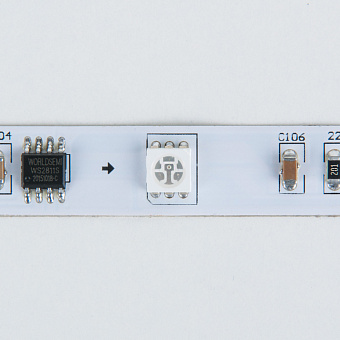 Светодиодная лента Elektrostandard a027833 5050 7,2Вт/м 5000мм IP20 RGB свет