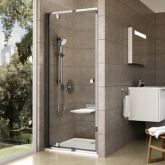 Душевая дверь RAVAK Pivot 03G70C00Z1 190х90см стекло прозрачное