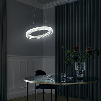 Светильник подвесной Eurosvet Grasia 90023/1 хром 18Вт LED