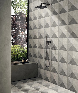 Керамическая мозаика Atlas Concord Италия Boost Stone A7DN Mosaico Cube Cold 30х30см 0,54кв.м.