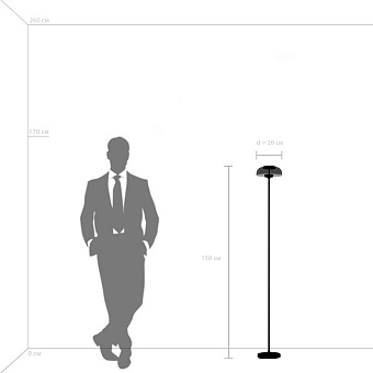Торшер Lightstar Acrile 738773 7Вт LED