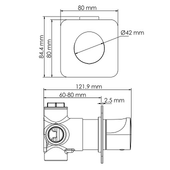 Переключатель потоков WASSERKRAFT A282