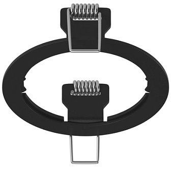 Рамка Lightstar 217617 90х90мм чёрный