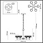 Люстра подвесная Odeon FIVRE 5032/36L 36Вт 1 лампочек LED