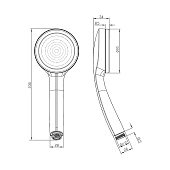 Ручной душ IDDIS SpaHome SPA1F00i18 хром
