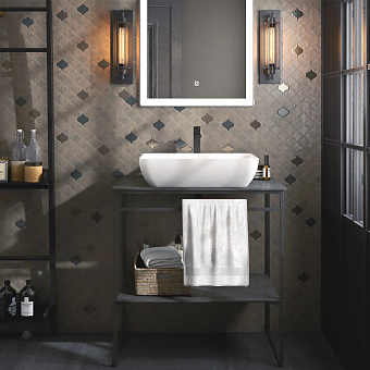 Консоль под раковину KERAMA MARAZZI Plaza PL.N.80.01-BLK.M матовый чёрный