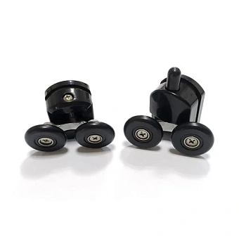 Угловое ограждение Abber Schwarzer Diamant AG02128BH 195х80см стекло прозрачное