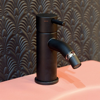 Смеситель для биде Cisal Less New LN00055040 чёрный (матовый)