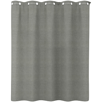 Шторка для ванной WASSERKRAFT Isen 200х200см серый