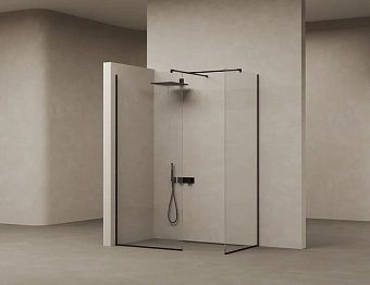 Душевое ограждение ATRIO матовое (gold)