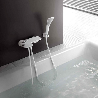 Душевой комплект KLUDI Fizz 6765091-00 белый/хром