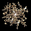 Бра Loft It Spark 10101W Gold 40Вт G4