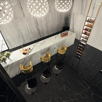 Неполированный керамогранит Atlas Concord Италия Marvel Dream AOSH Bianco Fantastico Matt 37,5х75см 1,125кв.м.