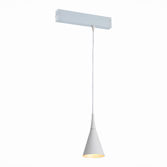 Трековый светильник ST Luce SKYLINE 220 ST502.503.01 40Вт E27 белый для однофазного трека