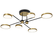 Люстра потолочная Ambrella COMFORT LineTech FL5157 84Вт 6 лампочек LED