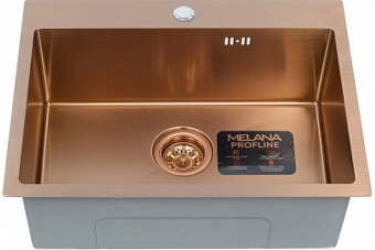 Мойка кухонная MELANA ProfLine D6045HC 60х45см бронза