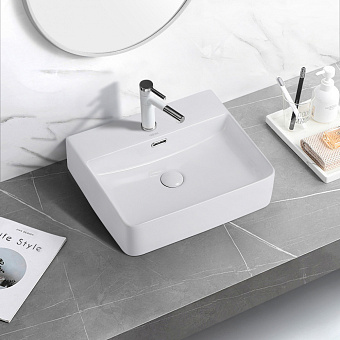 Раковина накладная Abber RECHTECK AC2203 50х42см